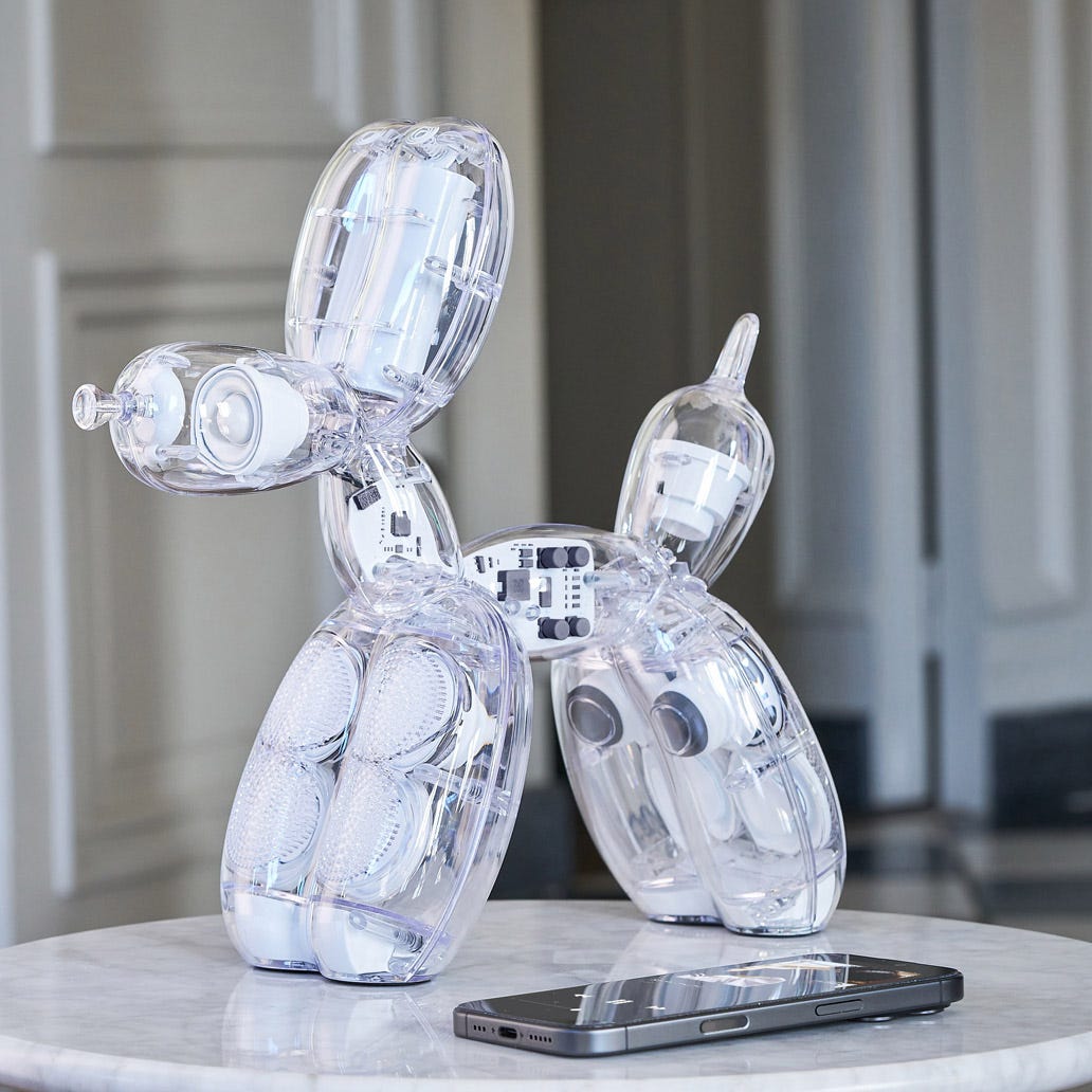 Balloon Dog Speaker in an interior